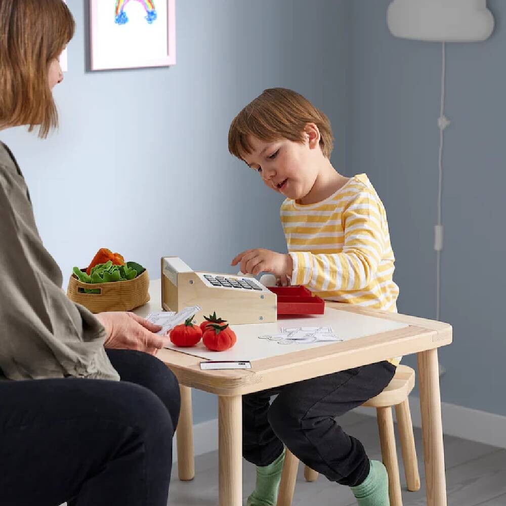 картинка Игрушечный кассовый аппарат Ikea Duktig, белый от магазина Одежда+