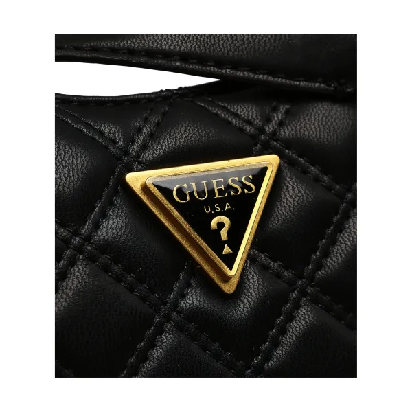 картинка Женская сумка через плечо Guess Giully, черная от магазина Одежда+