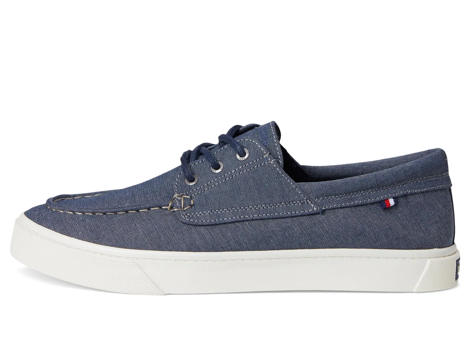 картинка Мужские кеды-топсайдеры Relenn Tommy Hilfiger, Chambray Blu Scuro от магазина Одежда+