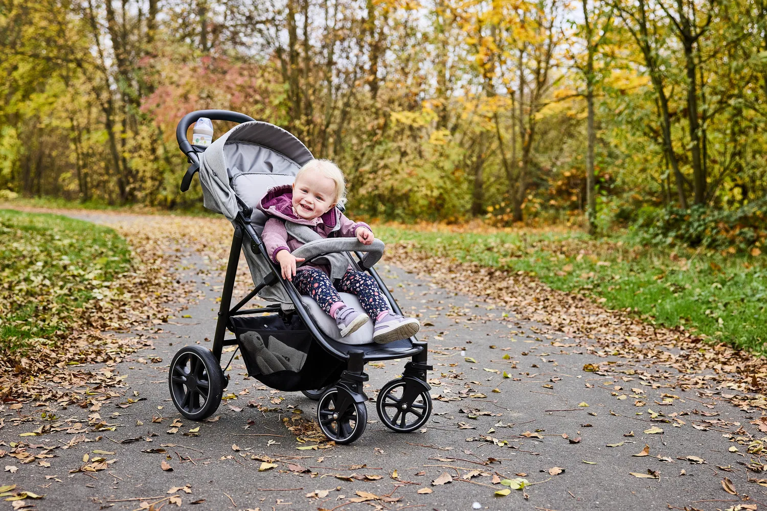 картинка Прогулочная коляска buggy eezefold dlx lunar Graco, серый от магазина Одежда+