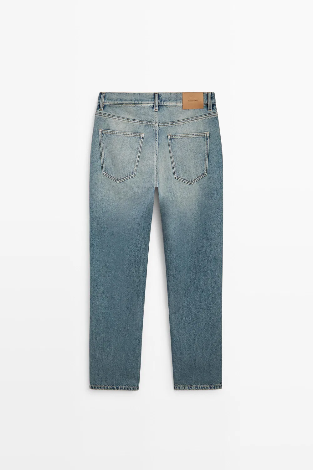 картинка Джинсы Massimo Dutti Straight-Leg, светло-голубой от магазина Одежда+