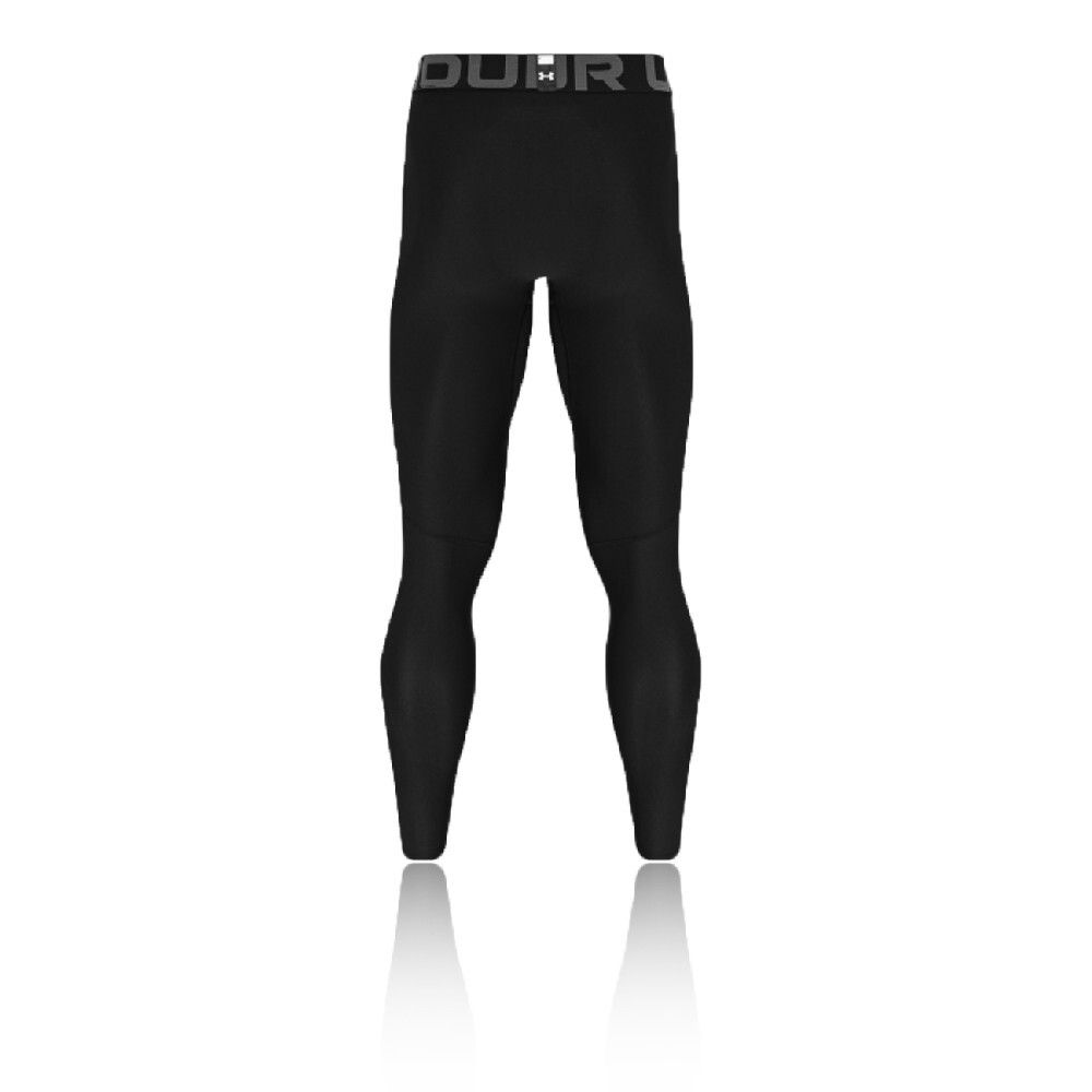 картинка Тайтсы Under Armour HeatGear Armour Compression, черный от магазина Одежда+