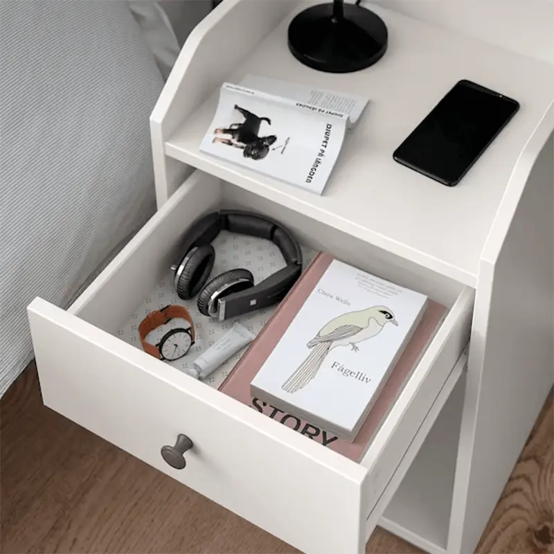 картинка Прикроватная тумба Ikea Hauga, 40x36 см, белый от магазина Одежда+