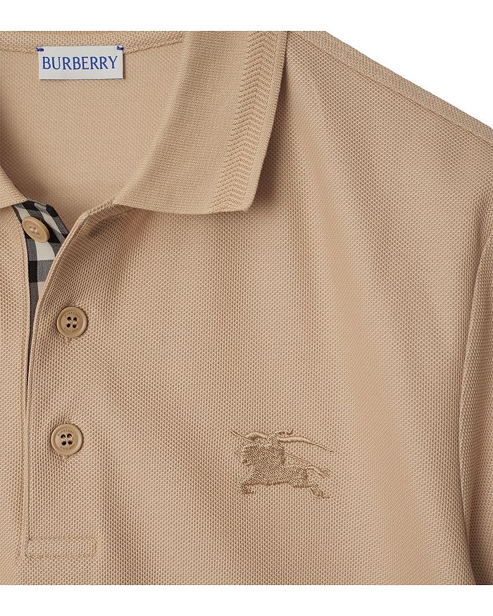 картинка Поло Burberry Eddie Cotton Piqu? Equestrian Knight, коричневый/бежевый от магазина Одежда+