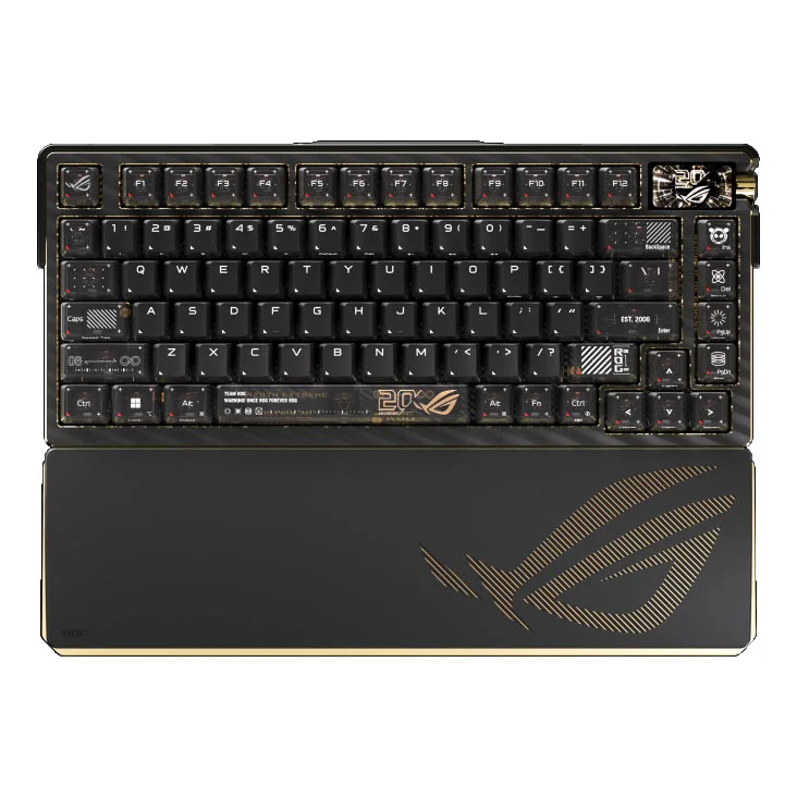 картинка Беспроводная игровая клавиатура ASUS ROG 20th Edition Azoth Extreme (черная) от магазина Одежда+