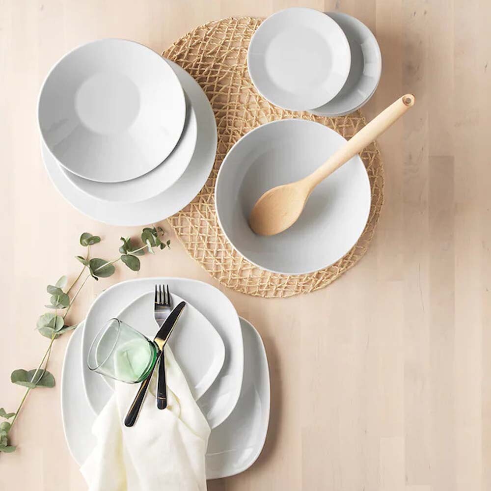 картинка Тарелка Ikea 365+, 20 см, белый от магазина Одежда+