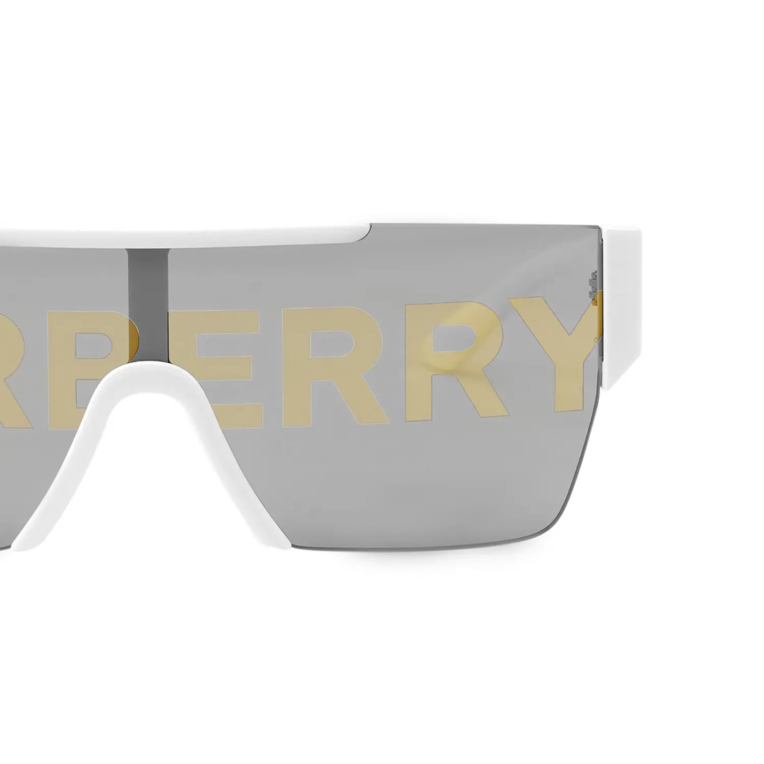 картинка Burberry Прямоугольные солнцезащитные очки, Light Silver Gray от магазина Одежда+