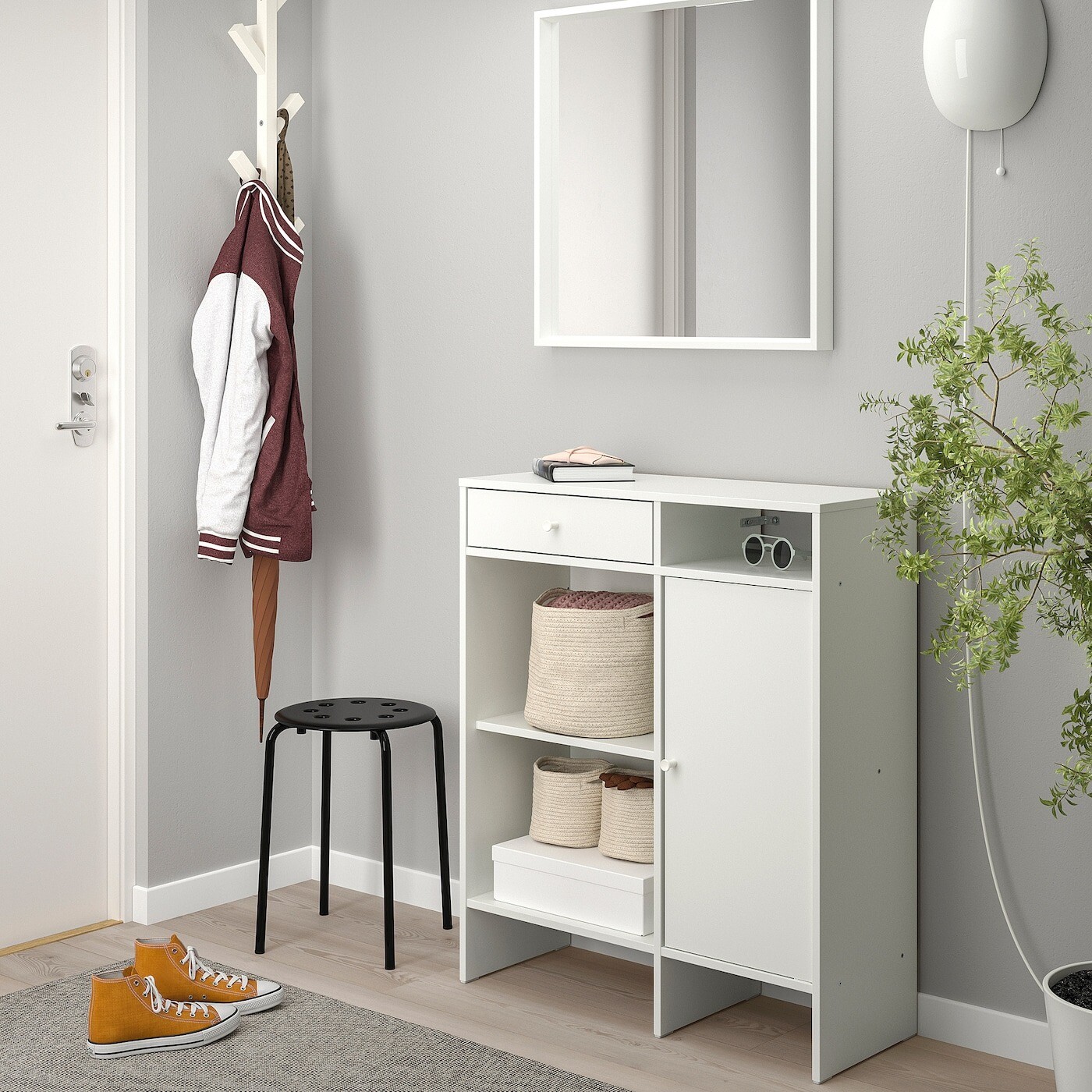 картинка Комод Ikea Baggebo, 78х92 см, белый от магазина Одежда+