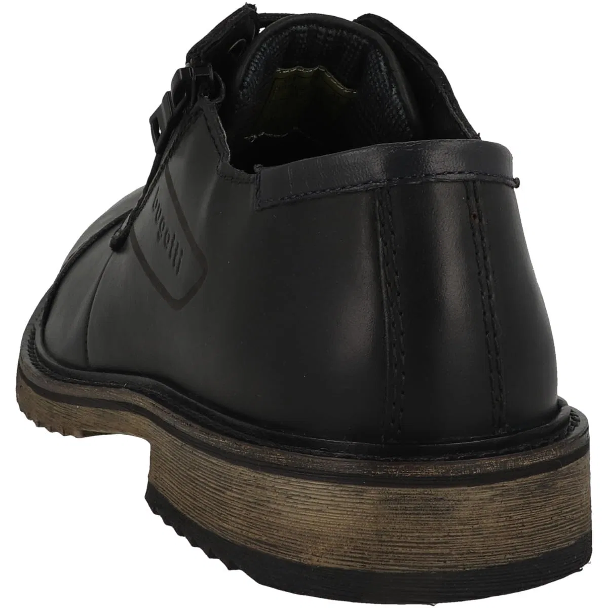 картинка Мужские оксфорды на шнуровке Brogue bugatti, Black от магазина Одежда+