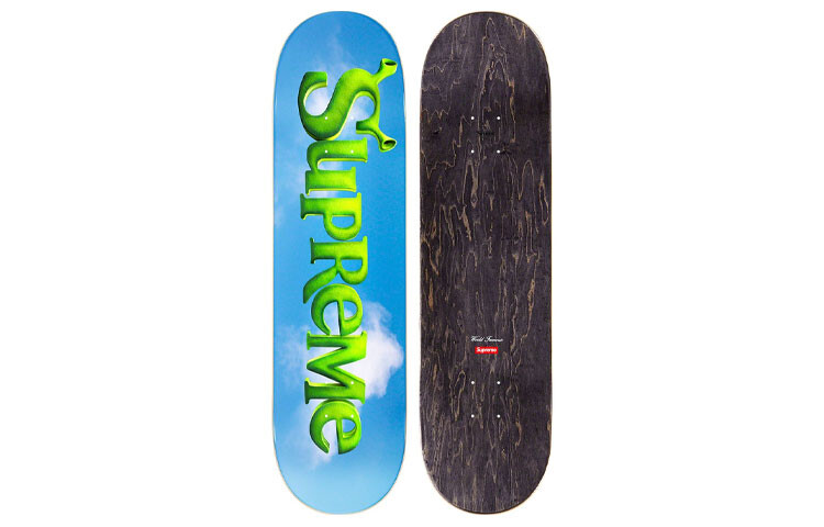 картинка Скейтборд Supreme, черный / зеленый от магазина Одежда+