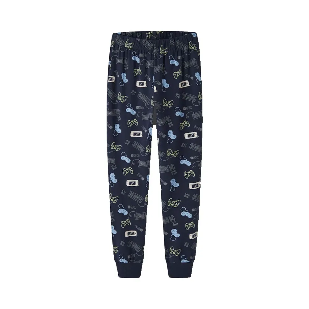картинка Пижама с длинным рукавом Navy Gamer Name It, синий от магазина Одежда+