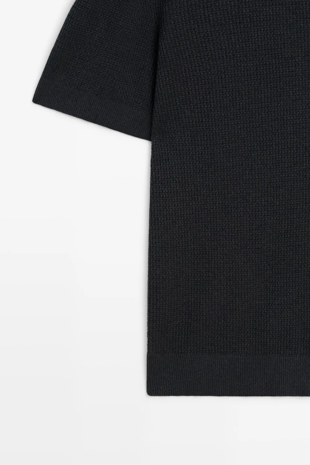 картинка Поло-рубашка Massimo Dutti 100% Cotton Button-collar, угольно-серый от магазина Одежда+