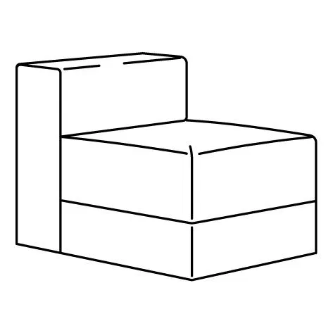 картинка IKEA Jättebo Каркас кресла, бесцветный от магазина Одежда+