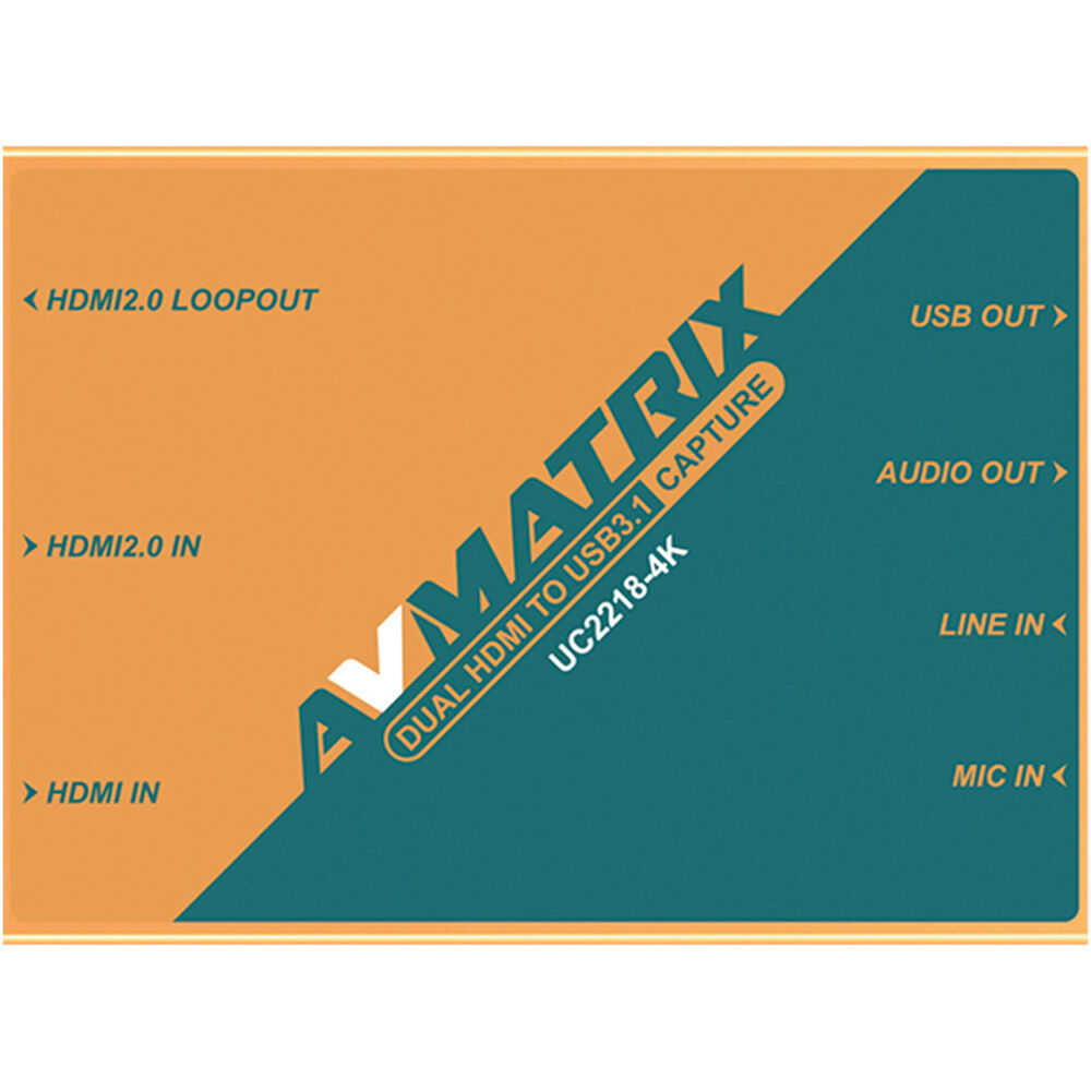 картинка Устройство видеозахвата AVMATRIX Dual HDMI - USB-C 3.1 от магазина Одежда+
