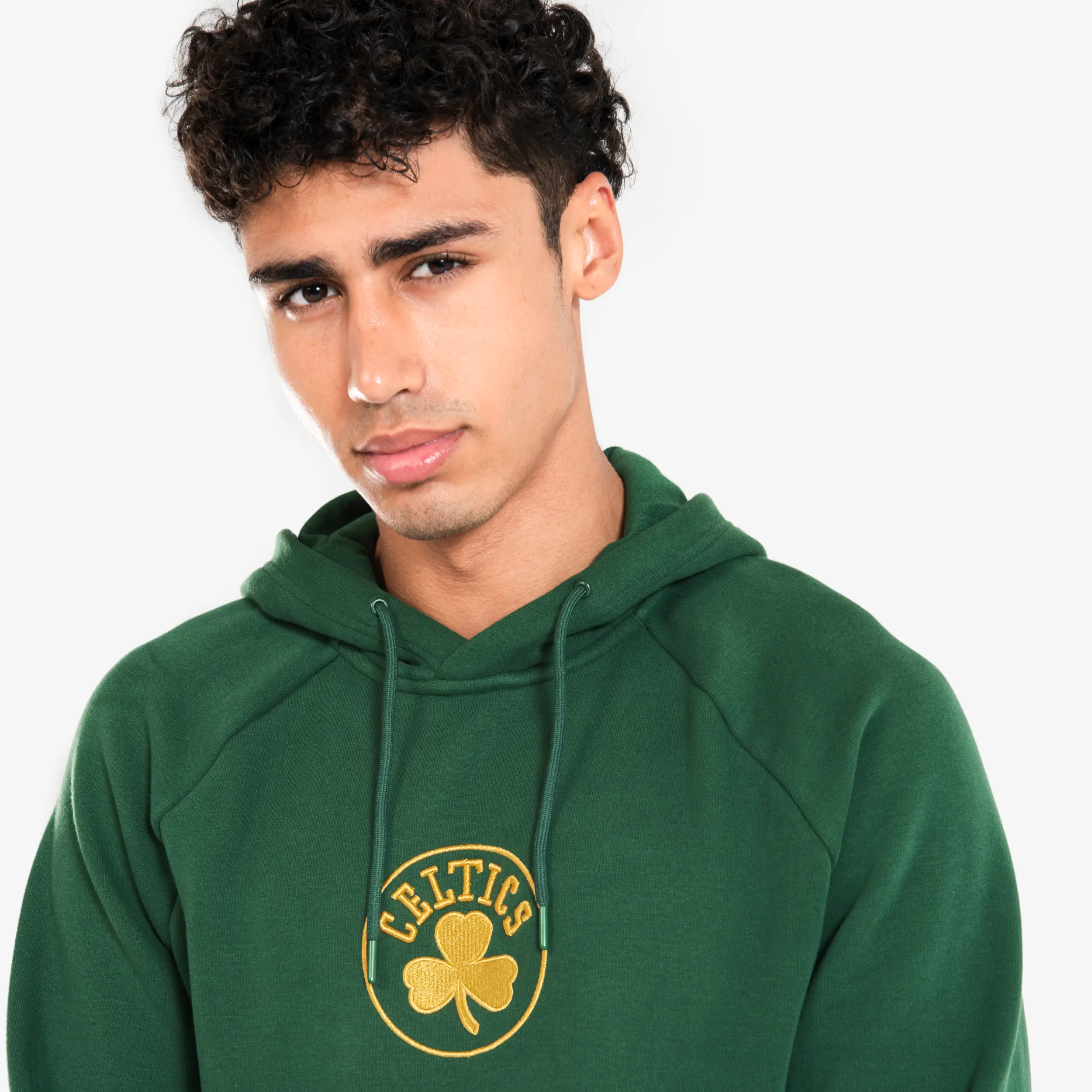 картинка Мужская толстовка с капюшоном Tarmak NBA 900 Boston Celtics зелёная от магазина Одежда+