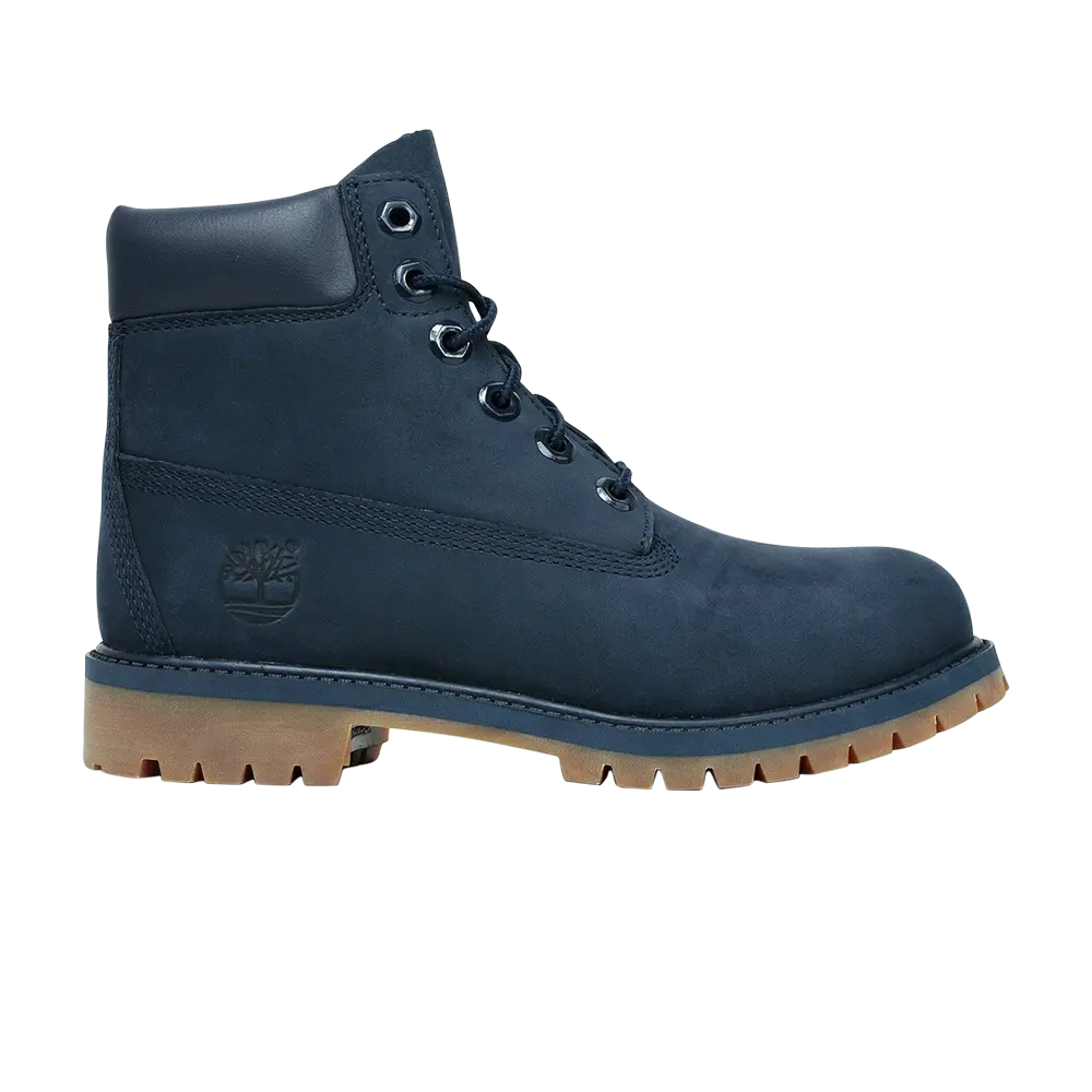 картинка Ботинки Timberland Premium 6 Inch Junior, водонепроницаемые, темно-синий от магазина Одежда+