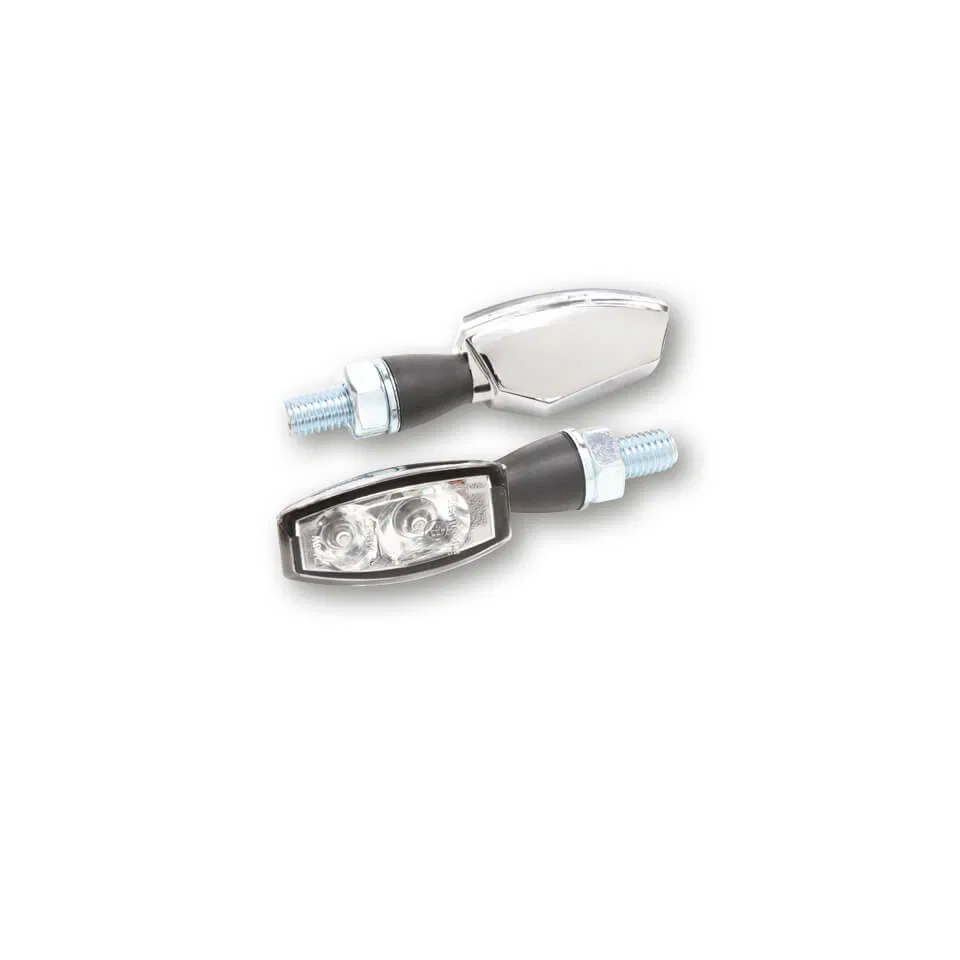 картинка LED-поворотник HIGHSIDER BLAZE, хром, Chrom от магазина Одежда+