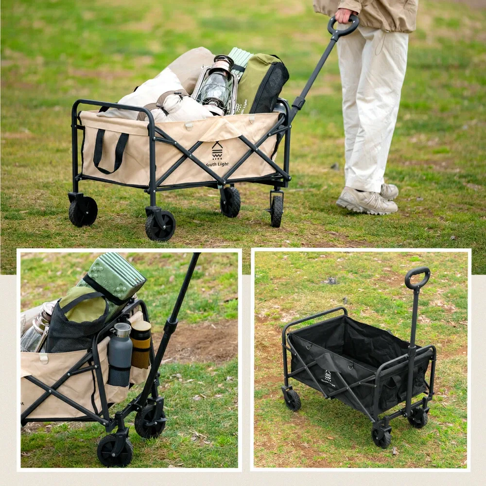 картинка Компактная складная тележка South Light, Black от магазина Одежда+