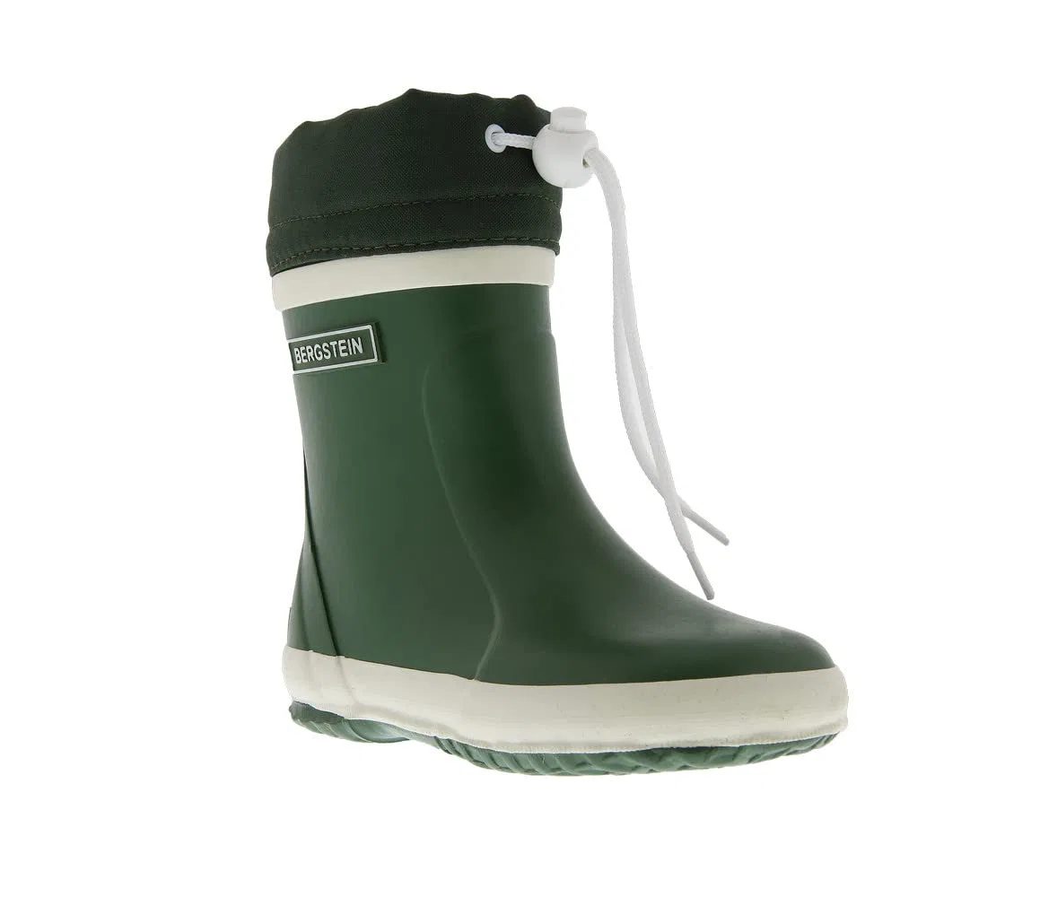 картинка Детские сапоги для мальчиков резиновые Bergstein, Green White от магазина Одежда+