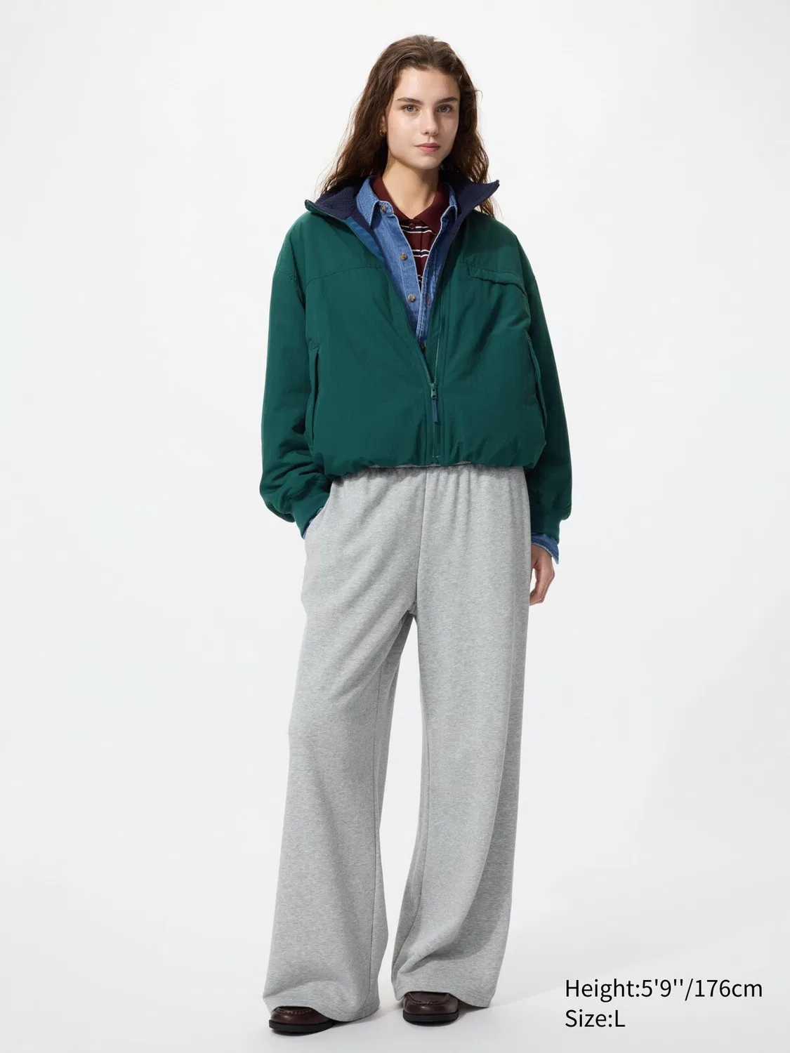 картинка Куртка Uniqlo с флисовой подкладкой, зеленый от магазина Одежда+