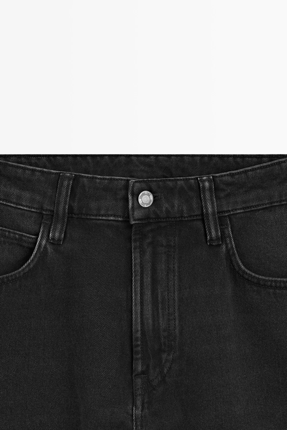 картинка Джинсы Massimo Dutti Tapered Fit, угольно-серый от магазина Одежда+
