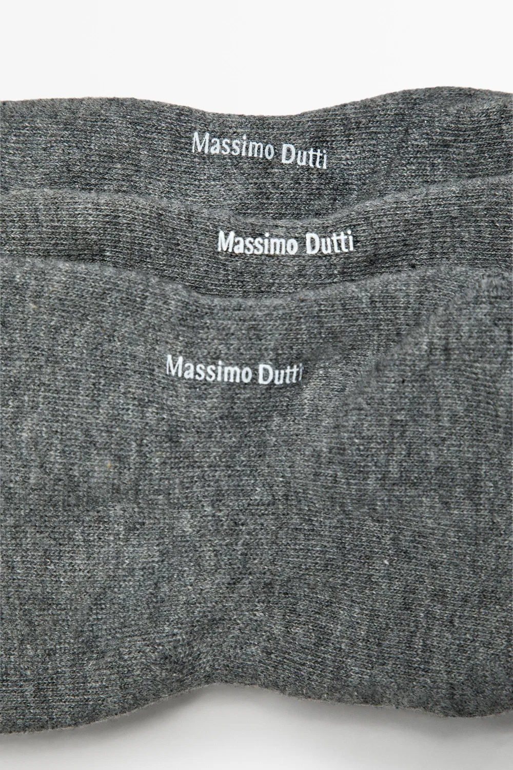 картинка Носки Massimo Dutti No-show Cotton Blend, 3 пары,  серый от магазина Одежда+