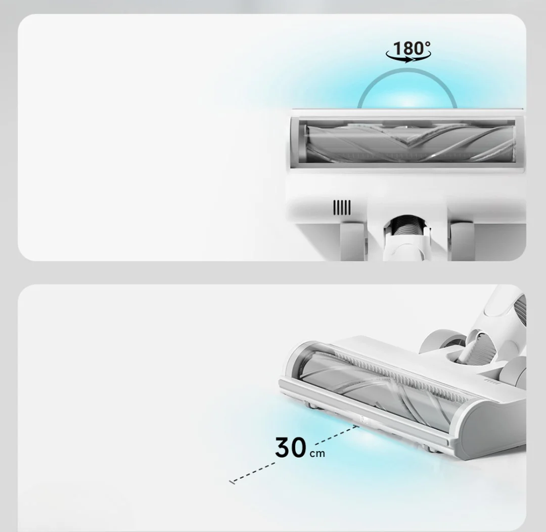 картинка Беспроводной вертикальный пылесос Xiaomi Mijia 4C, белый от магазина Одежда+