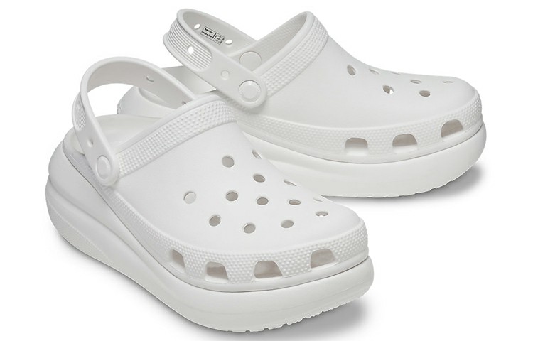 картинка Crocs Crush Clog унисекс, белые от магазина Одежда+