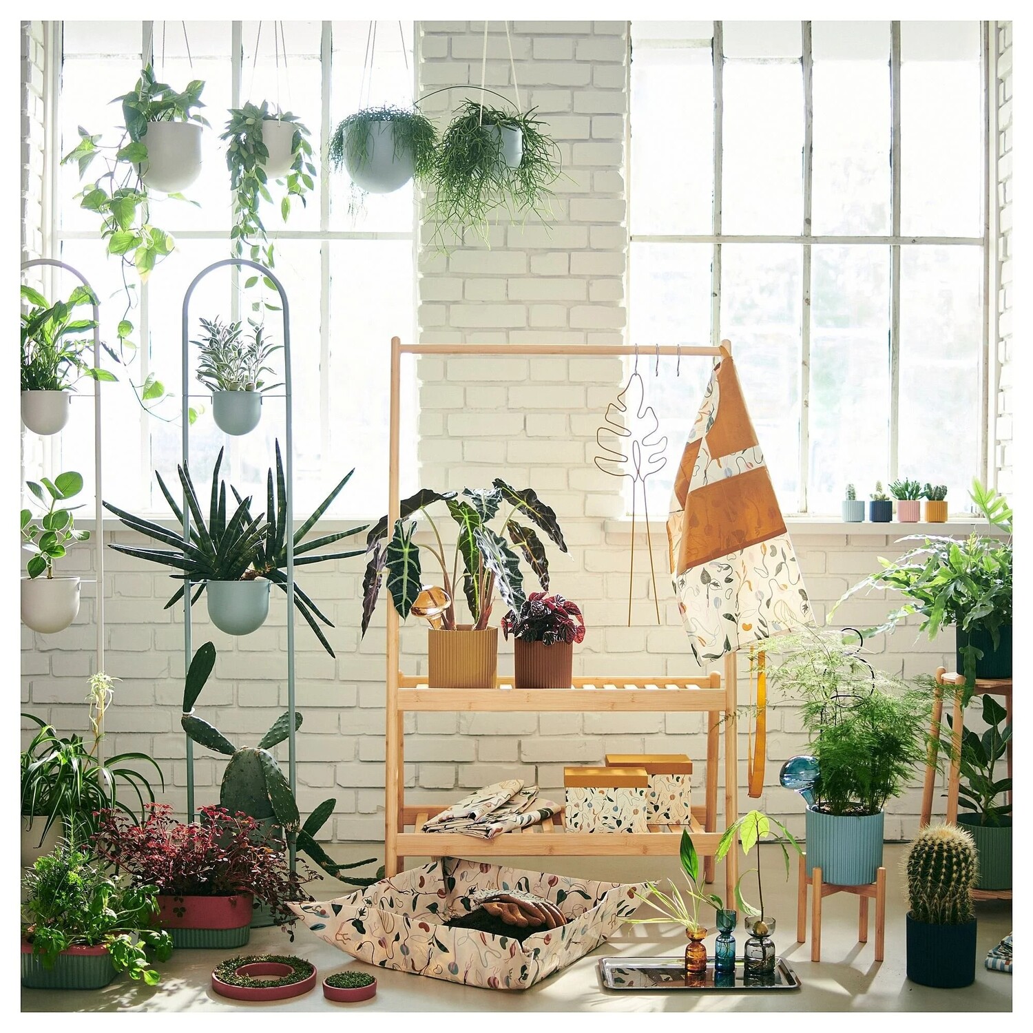 картинка Подставка для цветов Ikea Daksjus Bamboo, 21 см от магазина Одежда+