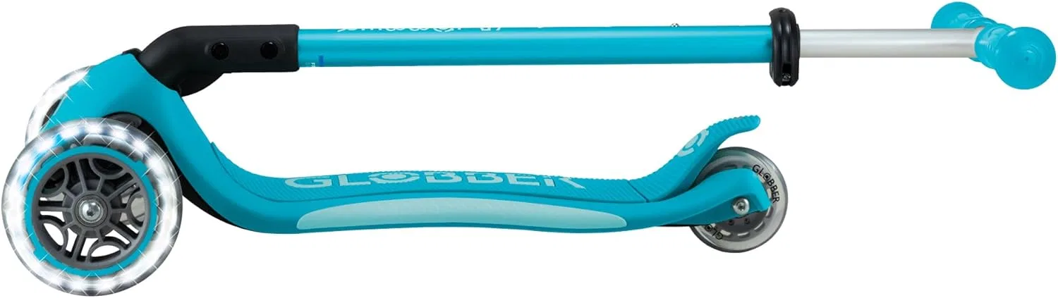 картинка Самокат Globber Elite Lights, Aqua от магазина Одежда+