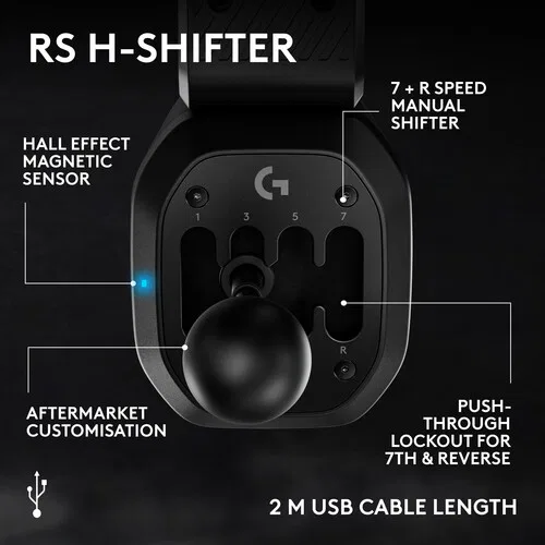картинка Переключатель передач Logitech RS H-Shifter (черный) от магазина Одежда+