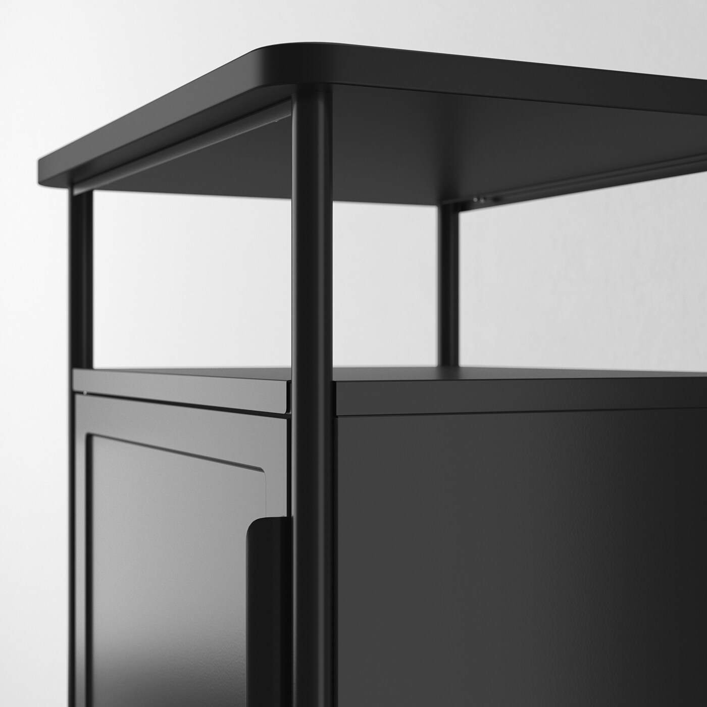 картинка Прикроватная тумба IKEA GRАFJАLLET, 45x36x59 см, антрацит от магазина Одежда+