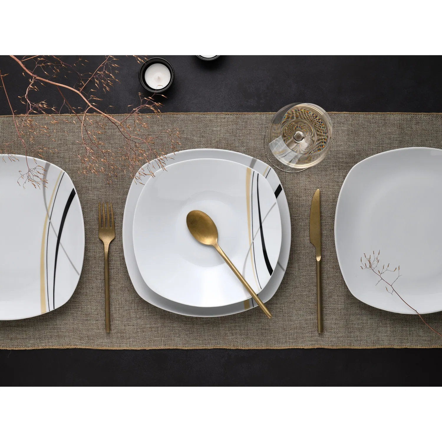 картинка Сервиз 12 предметов City Line CreaTable, Белый от магазина Одежда+