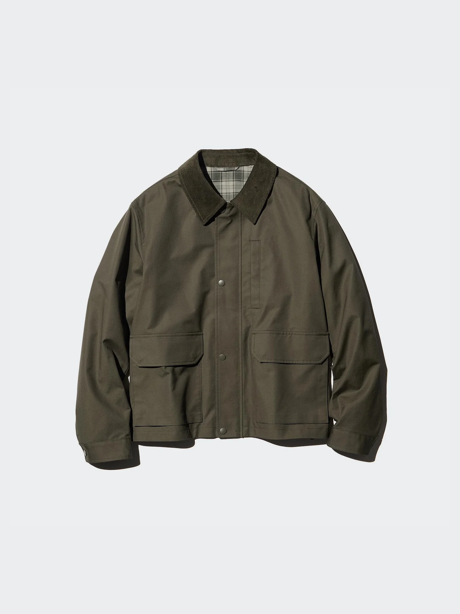 картинка Куртка Uniqlo Utility Short, 57 оливковый от магазина Одежда+