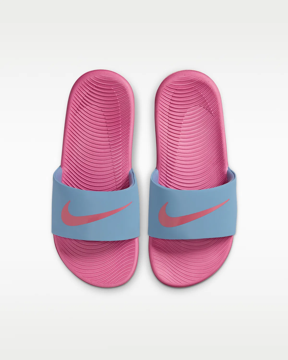 картинка Детские слайды Nike Kawa, Work Blue/Chalk/Peony от магазина Одежда+