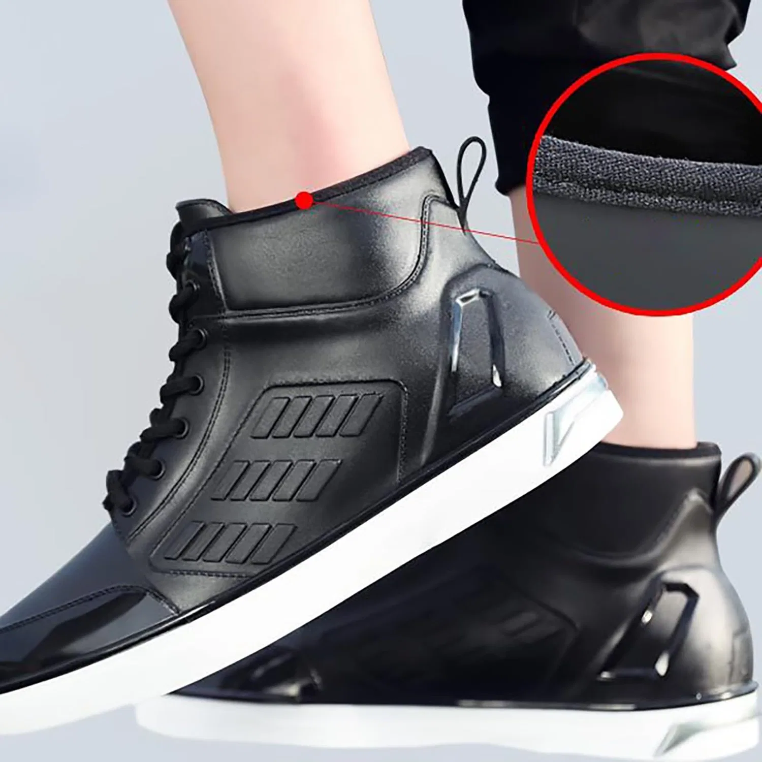 картинка Мужские резиновые полусапоги для работы, водонепроницаемые, Gummistiefel Damen 38, A от магазина Одежда+