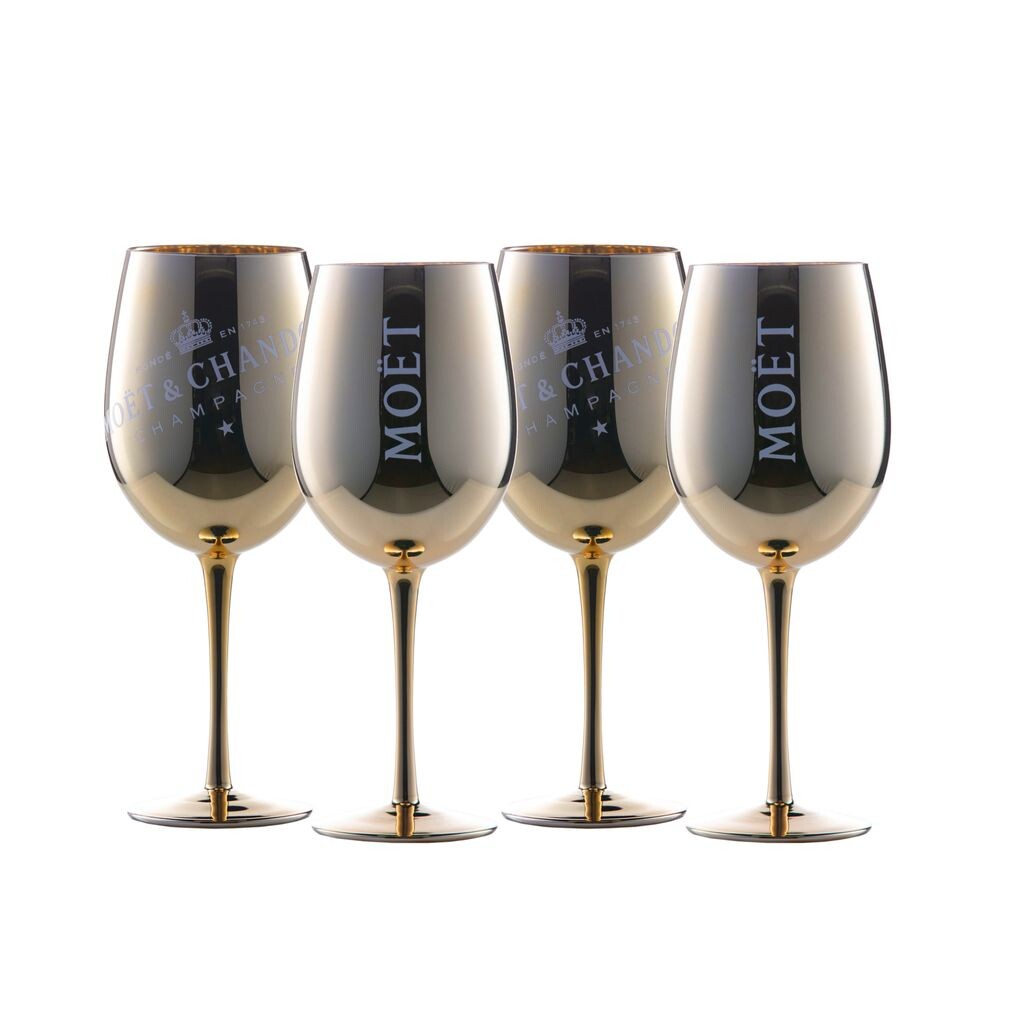 картинка Бокалы для шампанского Moet & Chandon золотые от магазина Одежда+