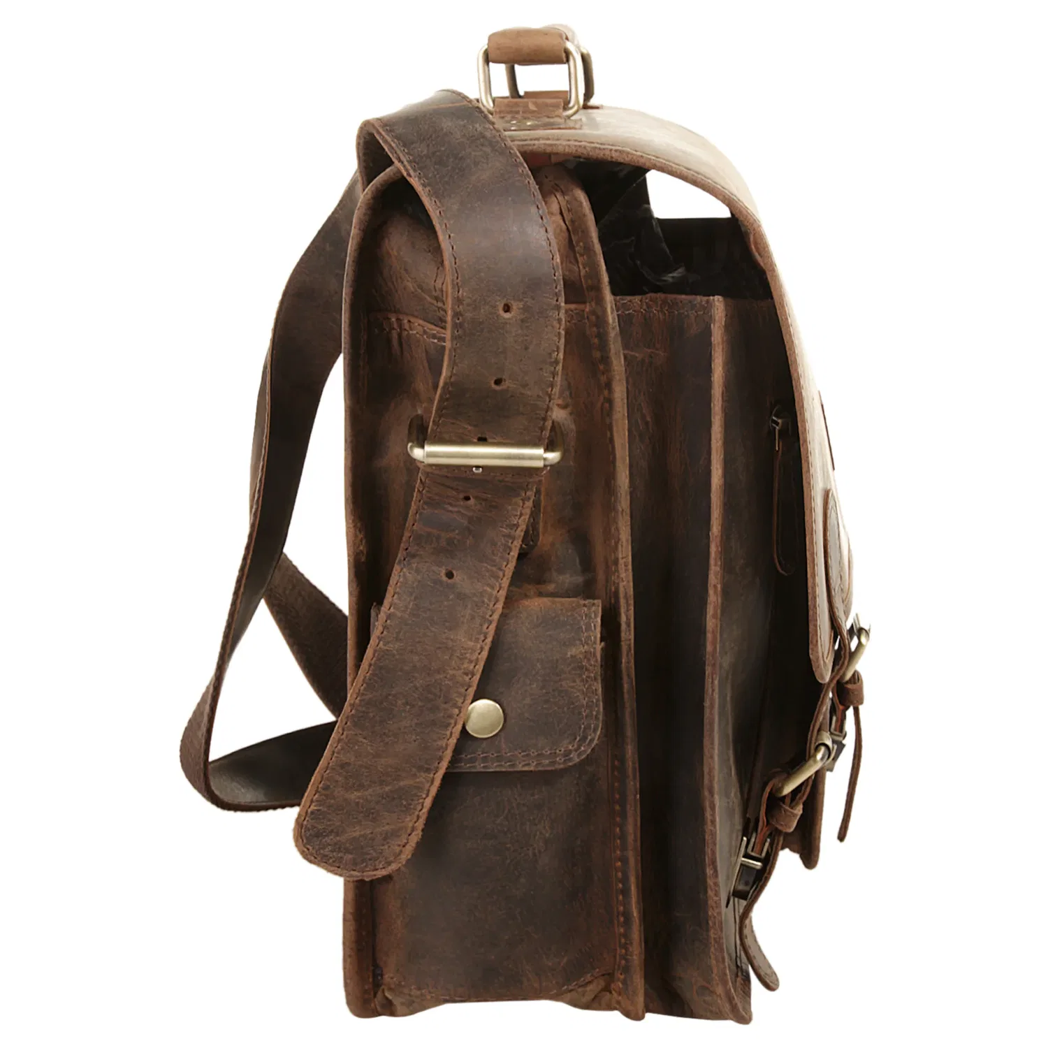 картинка Кожаный портфель A4 Bagan, Brown от магазина Одежда+
