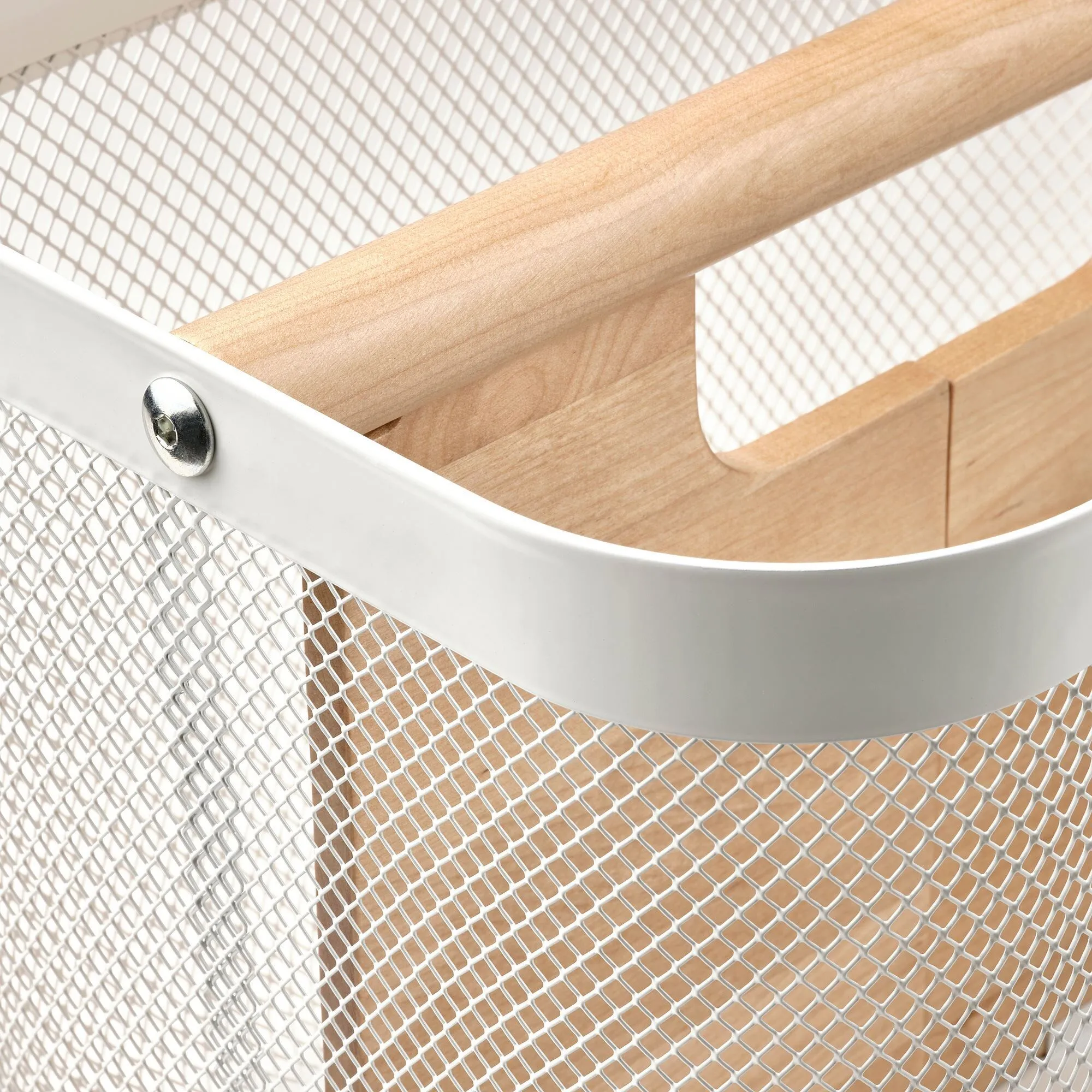 картинка Корзина, белая, 33x24x23 см, RISATORP IKEA от магазина Одежда+