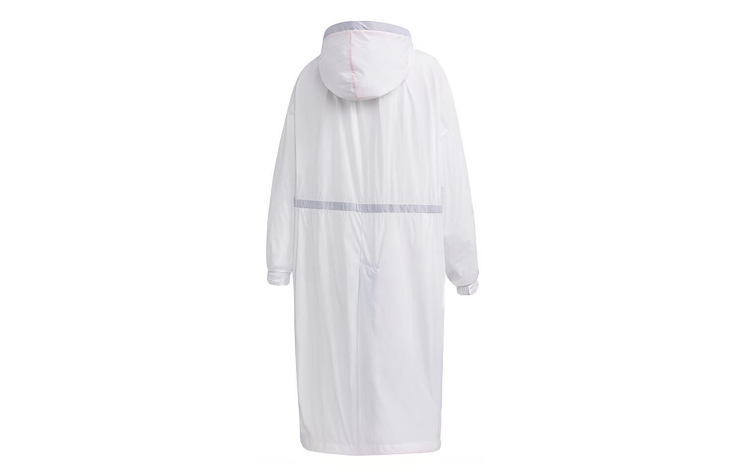 картинка Длинная куртка adidas STY Long JKT, белая от магазина Одежда+
