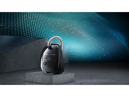 картинка Пылесос Siemens VS06A212 Synchropower, черный от магазина Одежда+