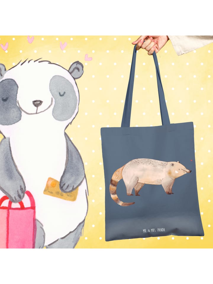 картинка Mr. & Mrs. Panda Сумка-шоппер 'Коати' индиго от магазина Одежда+