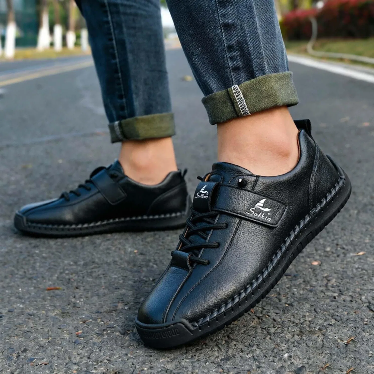 картинка Женские мокасины классические, Stile C02 Nero от магазина Одежда+