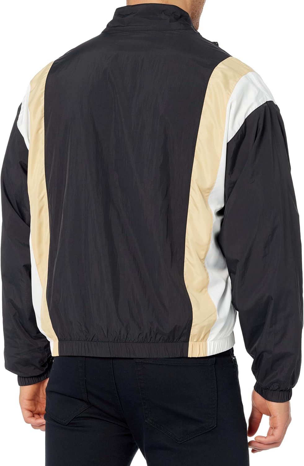 картинка Ветровка-бомбер Lacoste, мужская, Classic Fit Reversible, черный/кремовый от магазина Одежда+