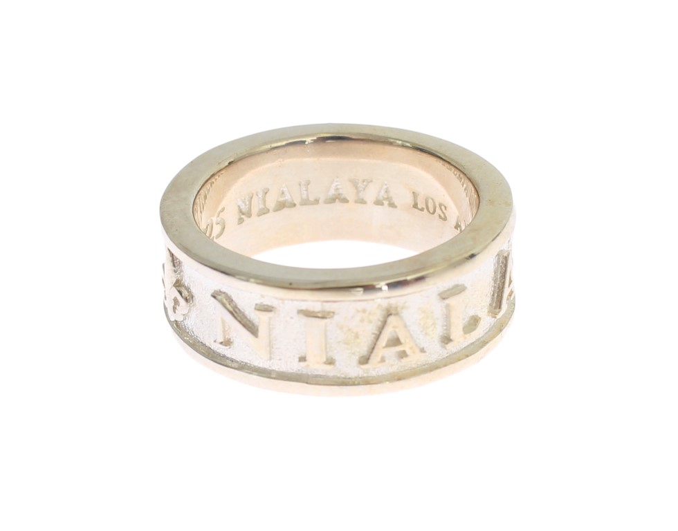 картинка Серебряное кольцо Splendor Sterling для мужчин Nialaya Jewelry, серебряный от магазина Одежда+