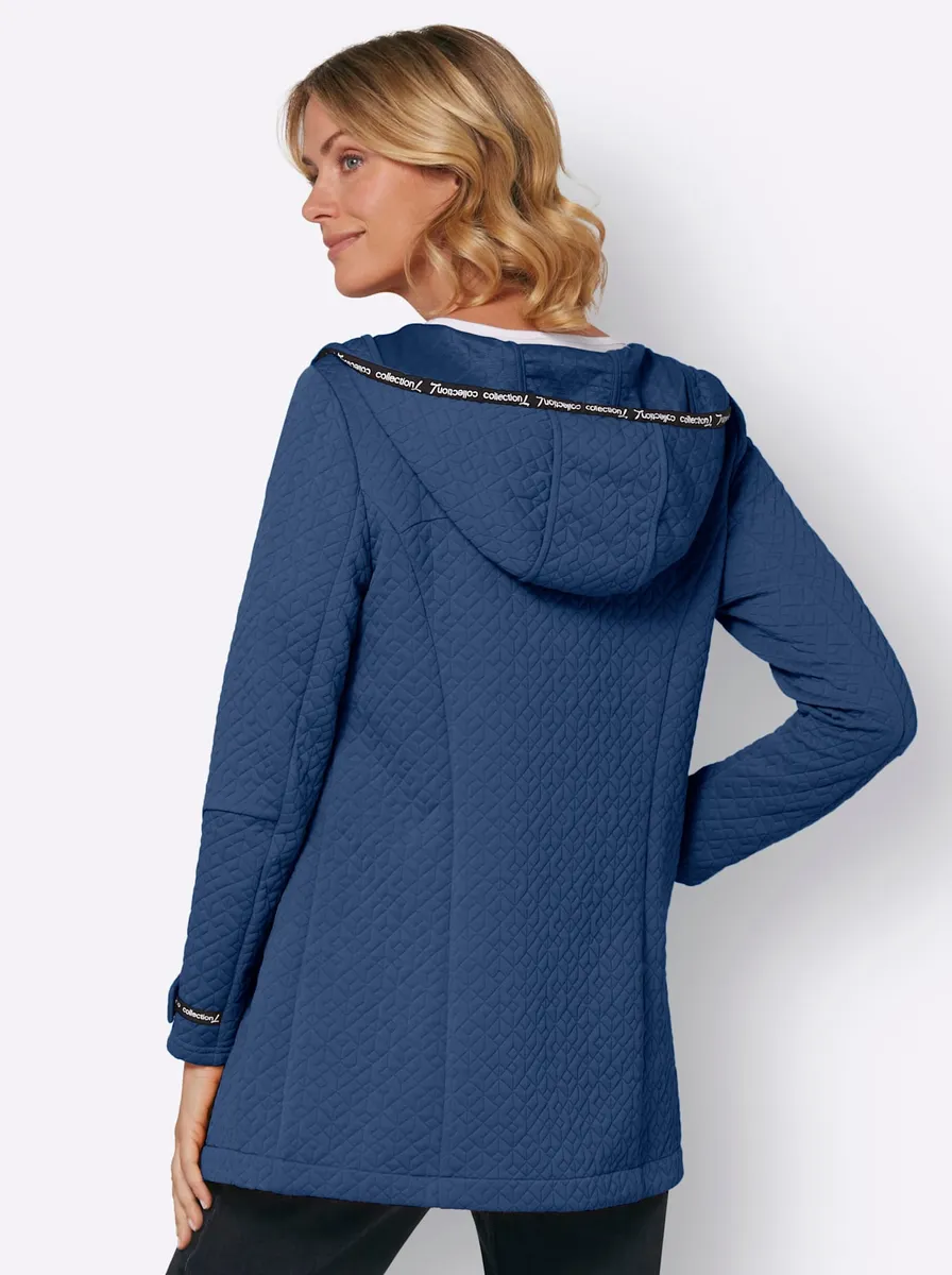 картинка Casual Looks Куртка-рубашка "Куртка из джерси", джинсовый от магазина Одежда+