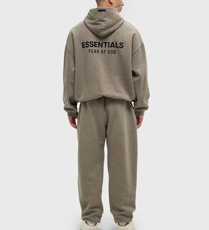 картинка Худи Fear of God Essentials Fleece Hoodie II, серый меланж от магазина Одежда+