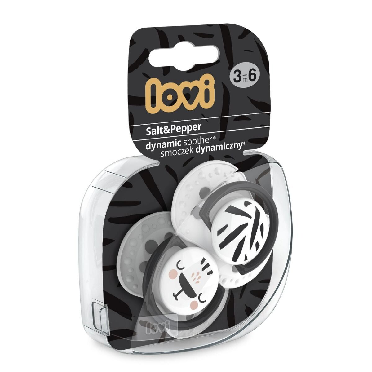 картинка Детская соска Lovi Salt & Pepper 0-3m, 2 шт от магазина Одежда+