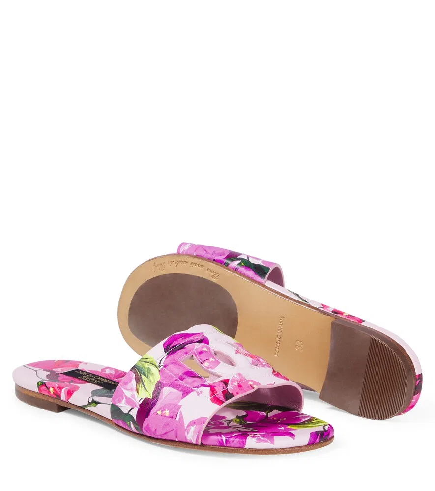 картинка Слайды Taormina Dolce&Gabbana Kids, розовый от магазина Одежда+