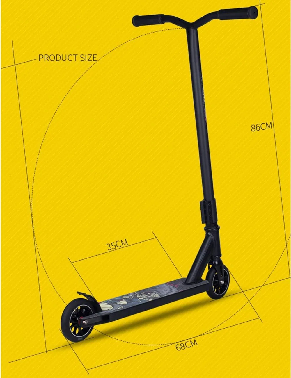 картинка Трюковой самокат Stunt Scooter, WRRAC-Trampolines от магазина Одежда+